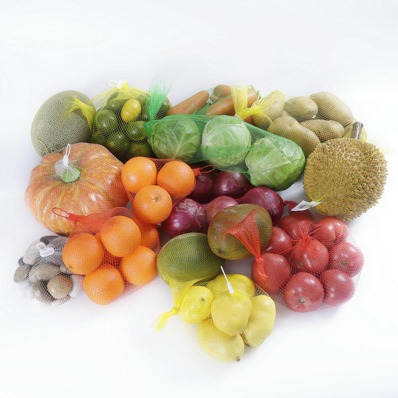 La rete per sacchetti di plastica per imballaggio è utilizzata per l'imballaggio della frutta