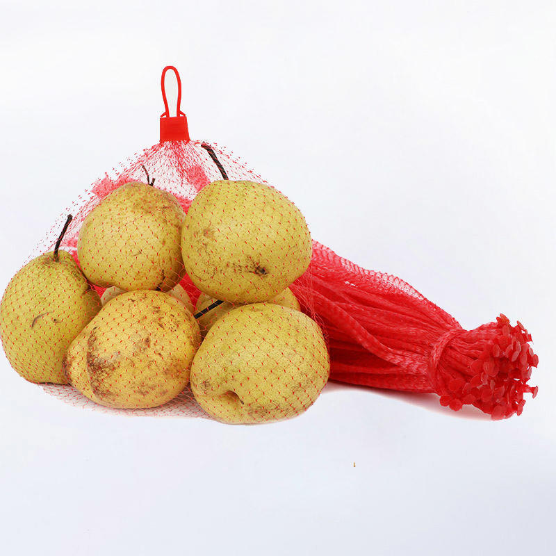 Imballaggio per frutta e verdura PP Mesh Leno Bag Roll Sacchetti di rete tubolare in rete morbida di plastica per alimenti