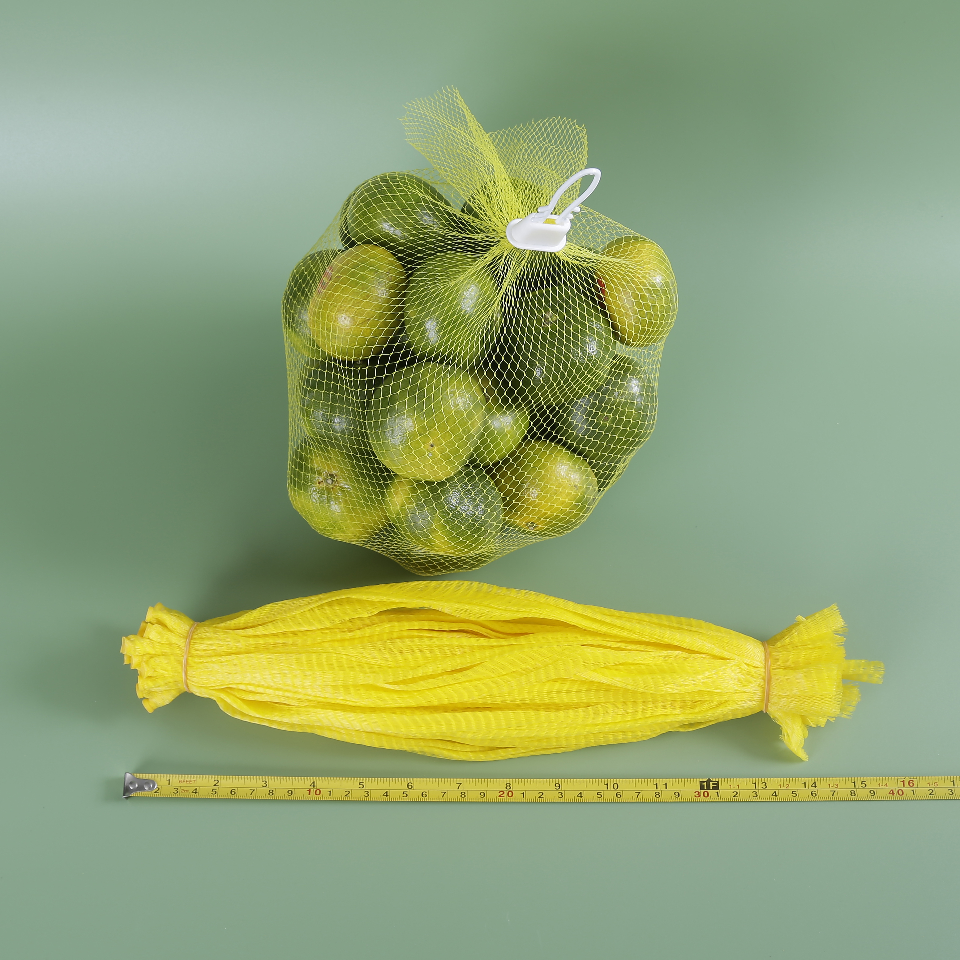 Sacchetti in rete di plastica a rete estrusa in sacchetti di maniche a rete tubolare per aglio cipolla frutta uova