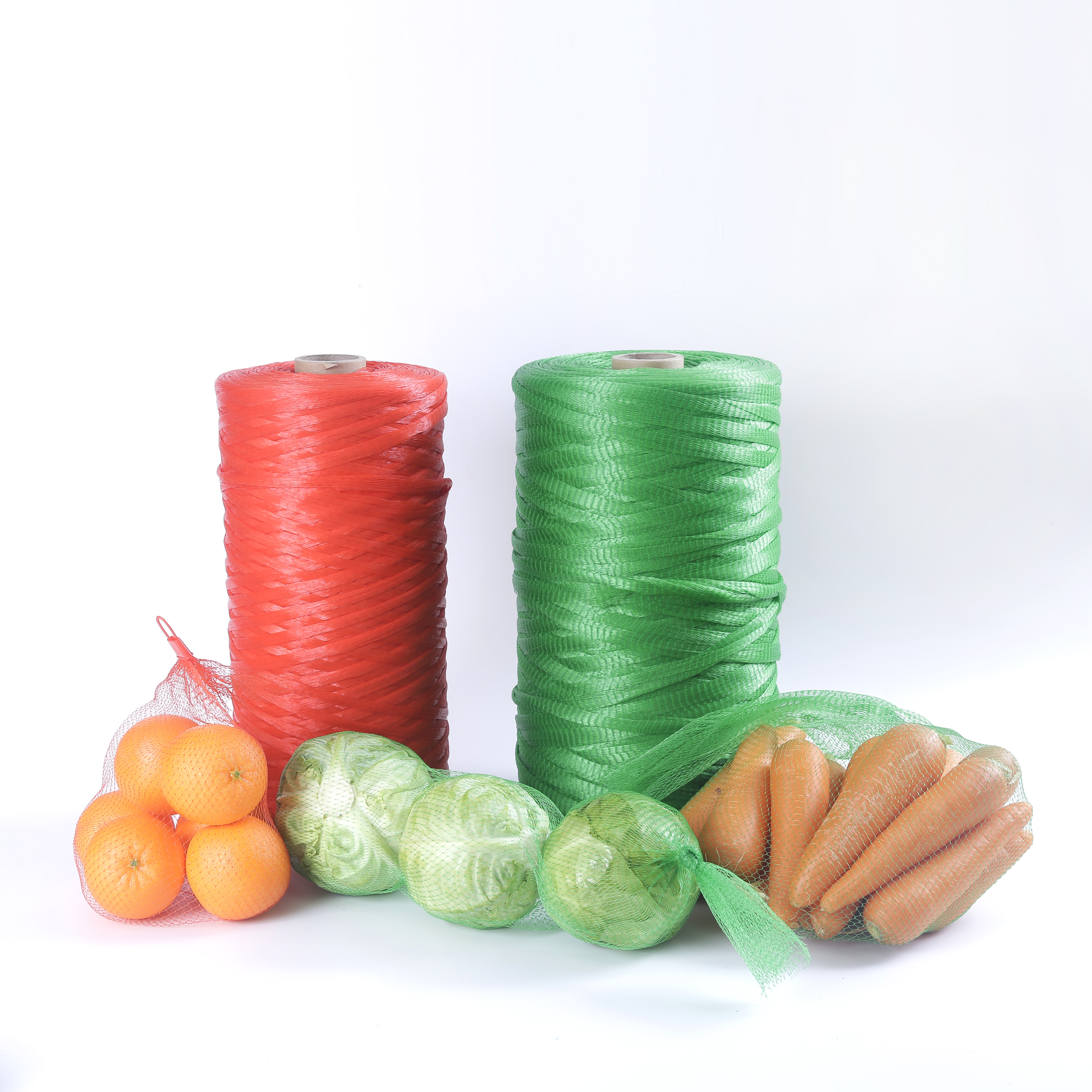 Borsa in rete tubolare in plastica PP Borsa in rete per imballaggio di frutta Rete in rete protettiva in plastica