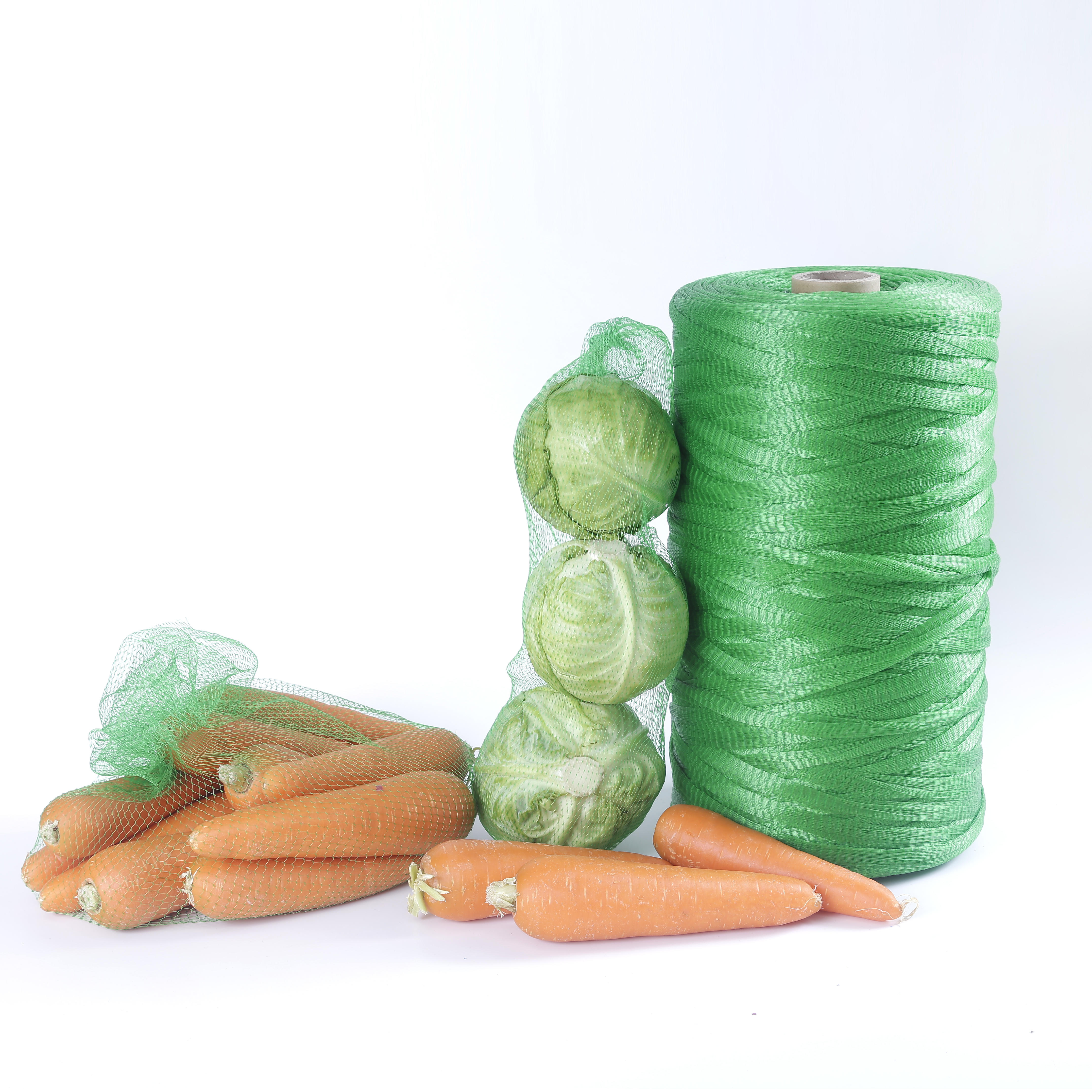 Hdpe lavorato a maglia con maniche in PP Tubolare Mesh Bag Rotolo di rete per imballaggio vegetale